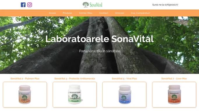 Laboratoarele SonaVital, Suplimente Naturale