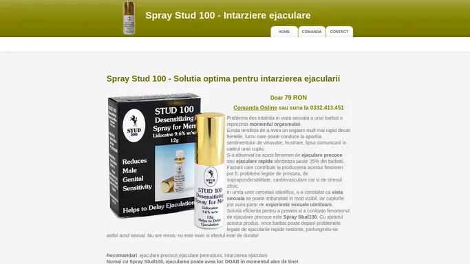 Spray Stud 100 | Intarziere ejaculare
