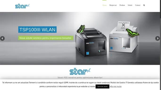 Star Micronics Romania – IT Genetics este reprezentantul Star Micronics Co. Ltd. in Romania.