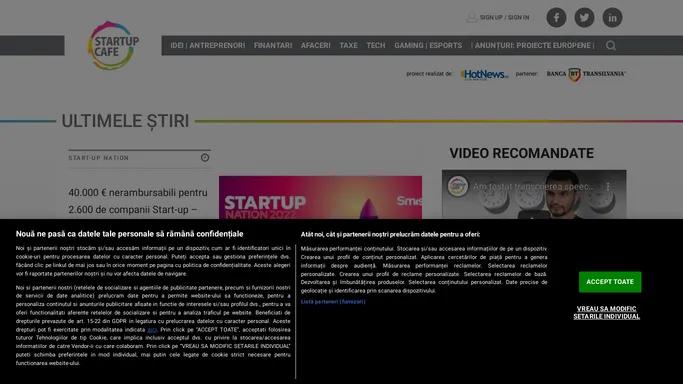 StartupCafe.ro - Site-ul antreprenorilor bine informati