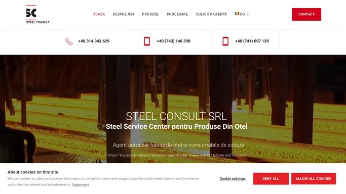Steel Consult - Produse din otel si servicii de procesare