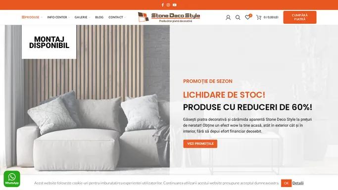 Stone Deco Style | Magazin Online Piatra Decorativa ✔️