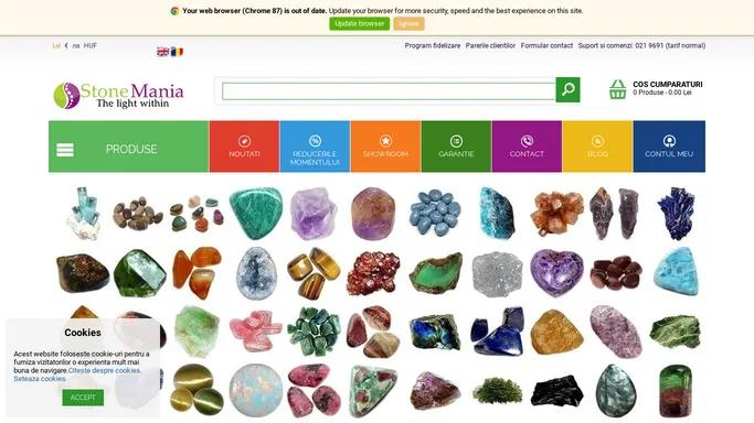 StoneMania Bijou - Cristale naturale, Feng Shui si Aromaterapie