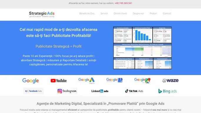 Agentie de Marketing Online - Agentie Google Ads (Adwords) - Timisoara