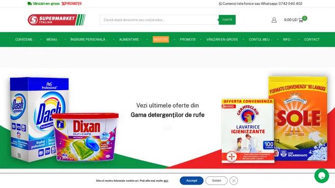 Magazin cu produse din Italia - SupermarketItalian ❤️