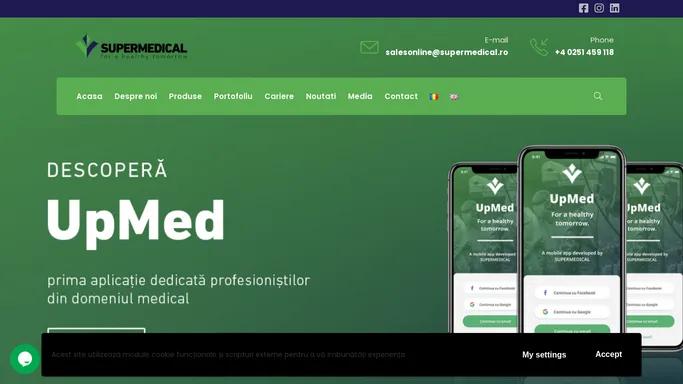 Distribuitor echipamente medicale - Supermedical Romania