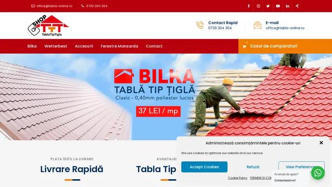 Tabla Tip Tigla – Romania
