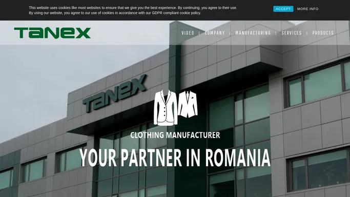 Tanex | Garments & Knitted Products Manufacturing