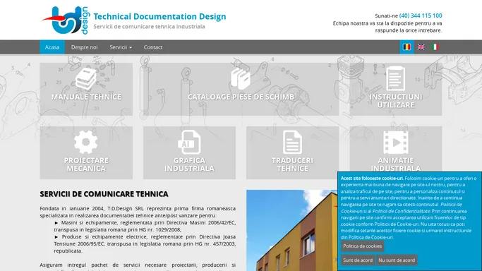 T.D.Design - Servicii de comunicare tehnica industriala |