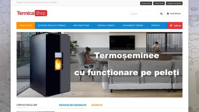 Magazin online cu accesorii pentru instalatii termice