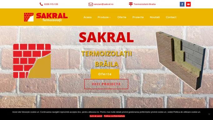 Termoizolatii Braila - SAKRAL | Excelenta in Acoperisuri Sakral.ro