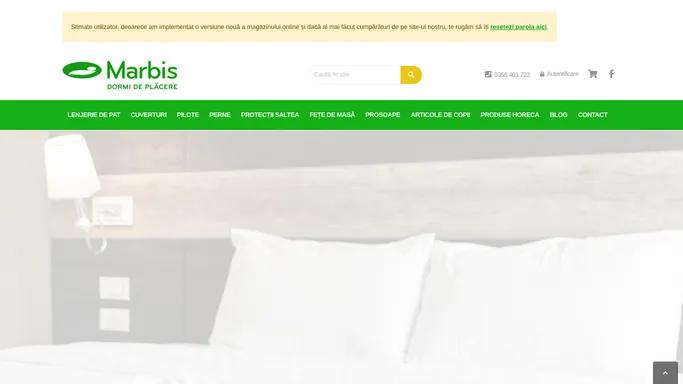 Marbis - Producator lenjerii de pat, confectii textile si seturi lenjerie pat
