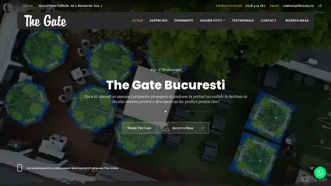 Restaurant - Cafenea - The Gate Cafe & more Bucuresti