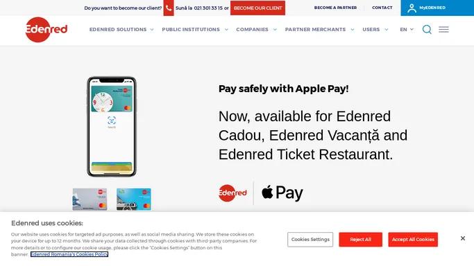 Pay safely with Apple Pay! | Edenred