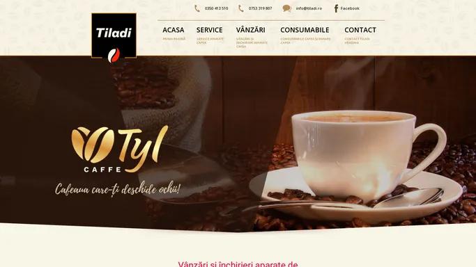Aparate cafea consumabile si service - Tiladi Vending