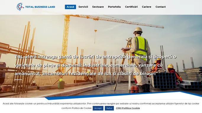 Total Business Land – consultanta de infrastructura/ resurse minerale/ mediu/ arheologie/ urbanism/ cadastru