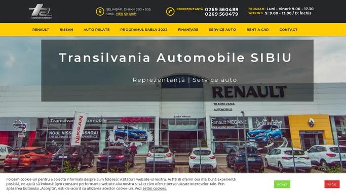 Transilvania Automobile - Dealer autorizat Renault si Nissan - SIBIU