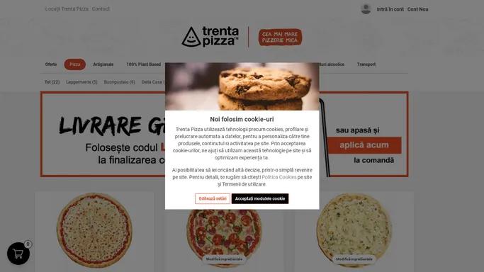 Trenta Pizza | Livrare Pizza Bucuresti - Trenta