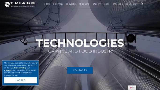 TRIAGO - TECHNOLOGIES FOR WINE AND FOOD INDUSTRY