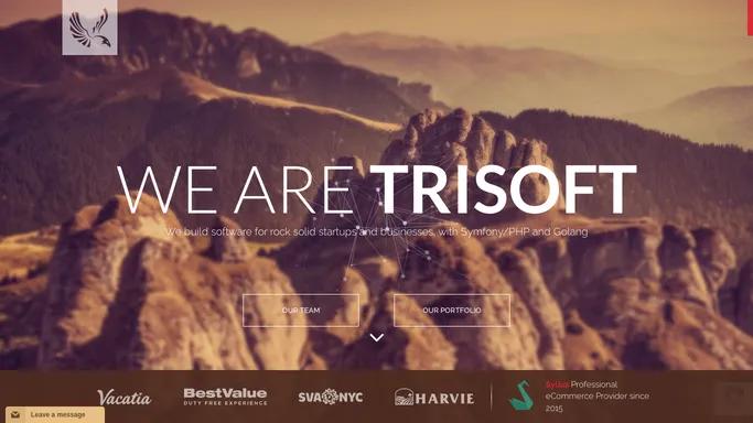 We are TRISOFT | a Symfony oriented software development company based in Romania