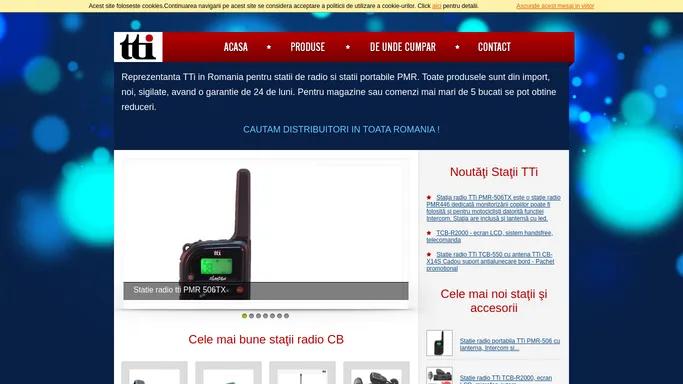 TTI.ro - Site oficial in Romania - Statii radio si accesorii