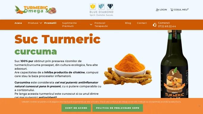 Turmeric Omega 3 – Antibiotic natural – Antiinflamator natural si Antioxidant natural! – Antibiotic natural – Antiinflamator natural si Antioxidant natural!