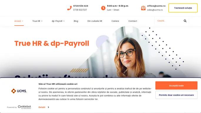True HR si dp-Payroll | Solutii software de HR si payroll