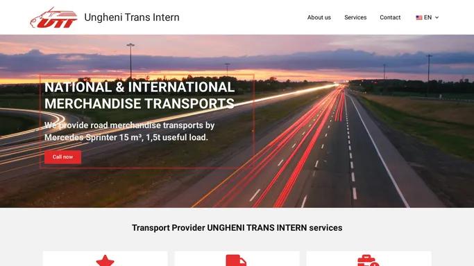 Ungheni Trans Intern – Transport international