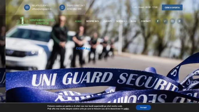UNI GUARD SECURITY – Servicii de paza si protectie Galati