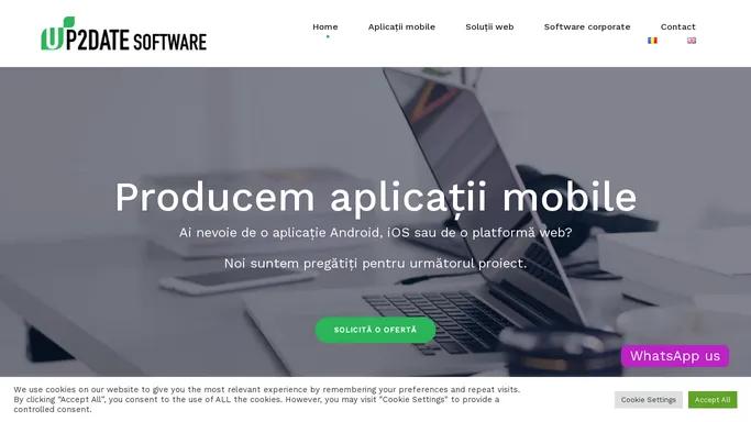 Producem aplicatii mobile - Up2Date Software