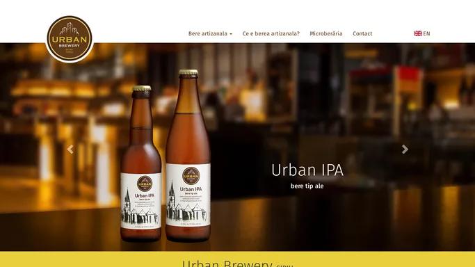 Urban Brewery - bere artizanala produsa in Sibiu