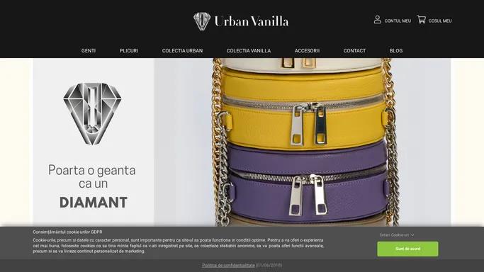 Urban Vanilla Site Oficial | Genti din piele pentru femei cu stil