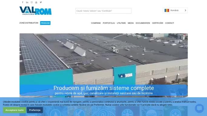 Homepage | Valrom Industrie