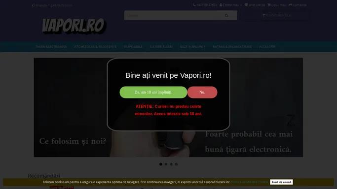 Tigari Electronice Originale la preturi corecte | Vapori.ro