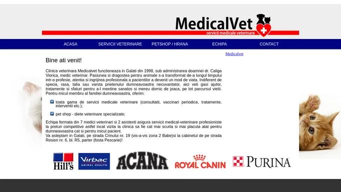 Veterinar Galati - Medicalvet