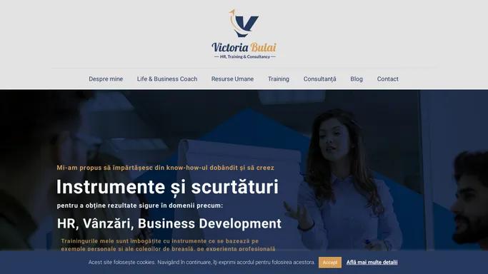 Victoria Bulai - HR, Training & Consultancy