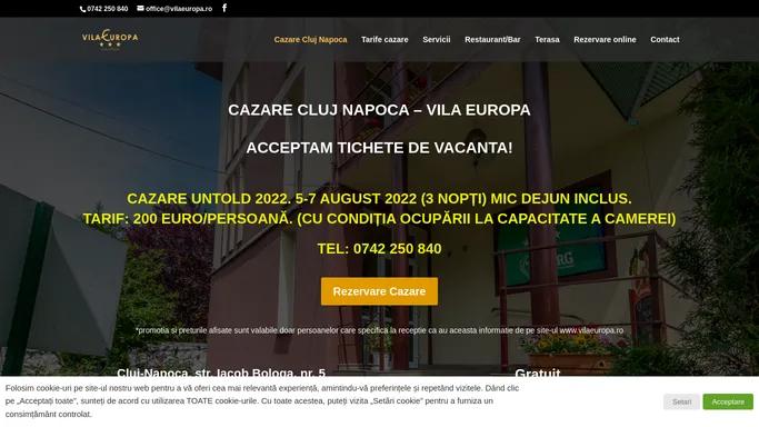Pensiune Cluj - Cazare Vila Europa - Pensiuni Cluj ieftine