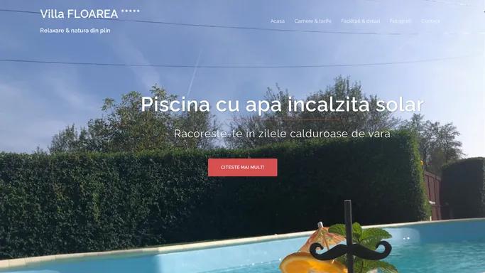 Acasa - Villa FLOAREA ***** Vila de lux cu piscina proprie