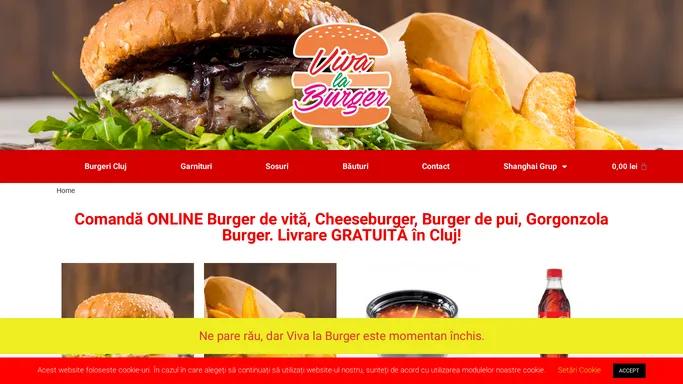 Livrare Burgeri in Cluj. Burger Vita / Pui, Cheeseburger - Viva la Burger