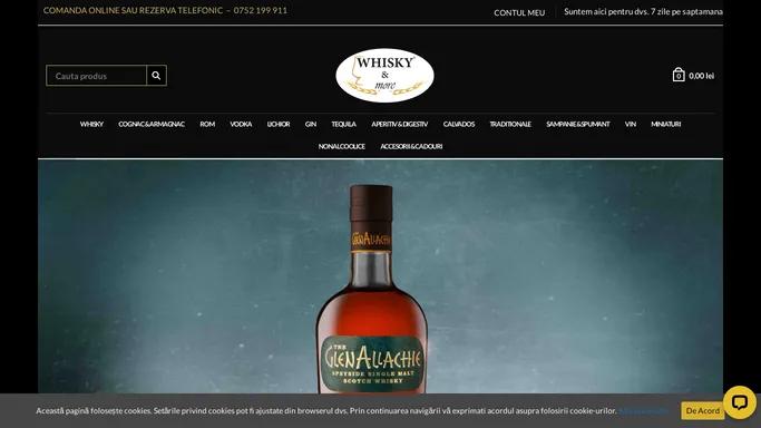 Whisky & More - Magazin online de bauturi