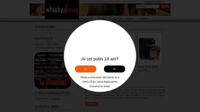 WhiskyMag.ro | Cele mai bune preturi pentru whisky single malt, scotch si bourbon whiskey.
