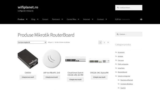 Wifiplanet.ro - Configuram produse Mikrotik RouterBoard in Romania