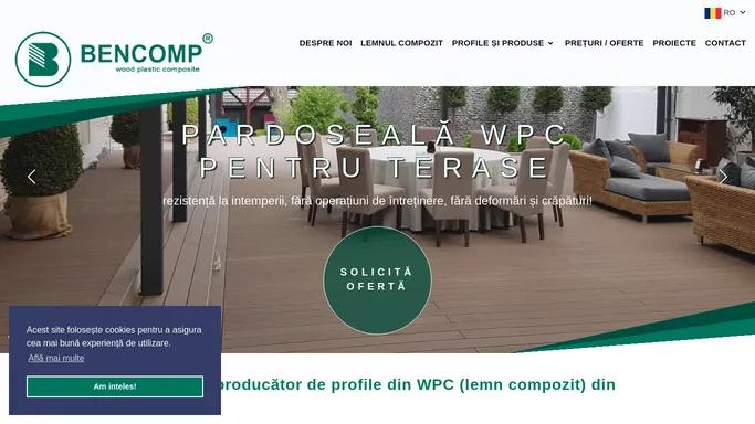 Bencomp - producator profile din lemn compozit / WPC