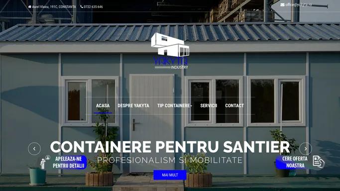 Containere Pentru Santier, Case Modulare| Livrare, Montaj, Garantie