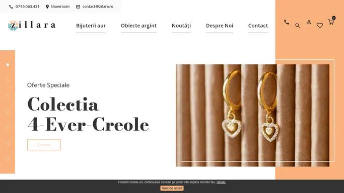 Zillara - Magazin Online de obiecte de lux | Bijuterii Aur 14K | Obiecte argint Masiv