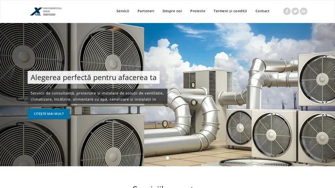 X-TAL – Solutii de climatizare si ventilatie profesionale
