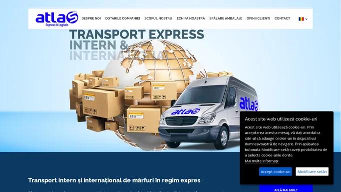 Transport intern si international de marfuri in regim expres | Atlas Express & Logistic, Alba Iulia